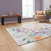 Catherine Lansfield Country Floral Rug Yellow