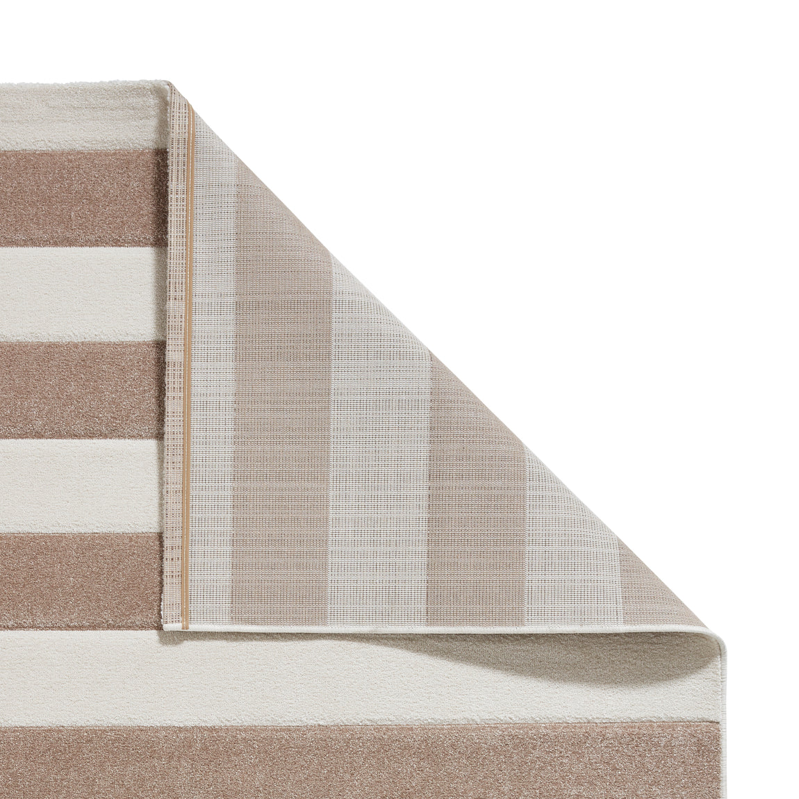 Catherine Lansfield Cove Stripe Modern Linear Rug Natural
