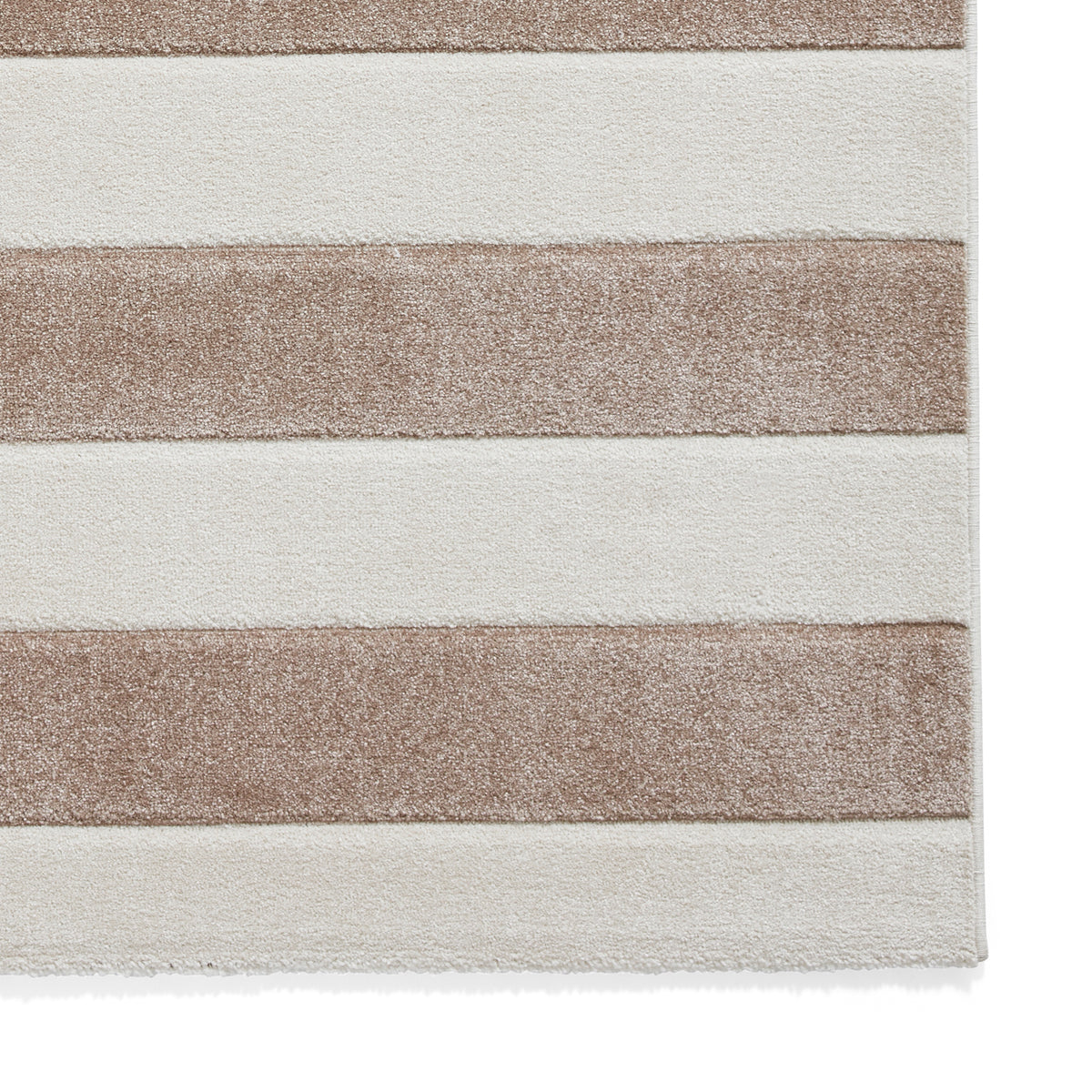 Catherine Lansfield Cove Stripe Modern Linear Rug Natural