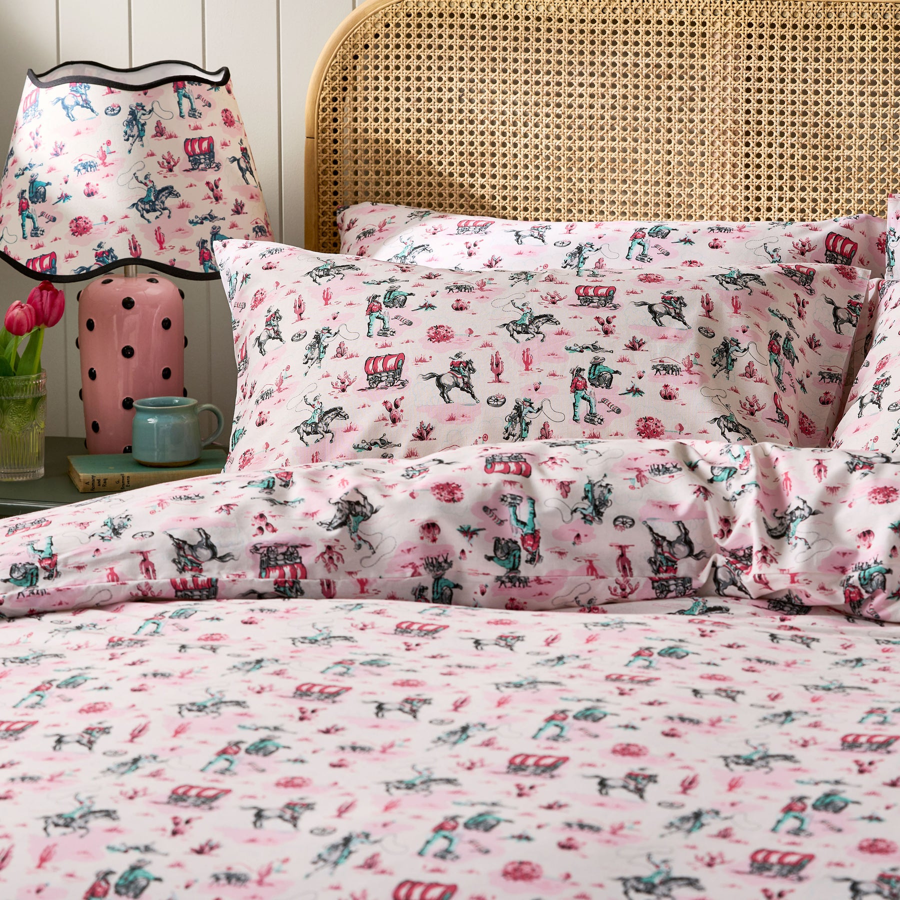 Cath Kidston Cow Girl Duvet Cover Bedding Set Multi