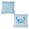 Fusion Crab Outdoor Filled Cushion 43cm x 43cm Sea Foam