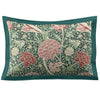 William Morris At Home Cray Pair of Oxford Pillowcases Forest Green-Cranberry