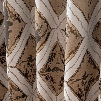 Matrix Ready Made Eyelet Blockout Curtains Gold