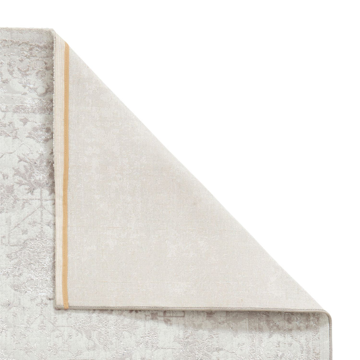 Creation 50112 Metallic Effect Yarn Rug Grey Silver