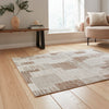 Creation 50178 Metallic Effect Yarn Rug Grey Beige