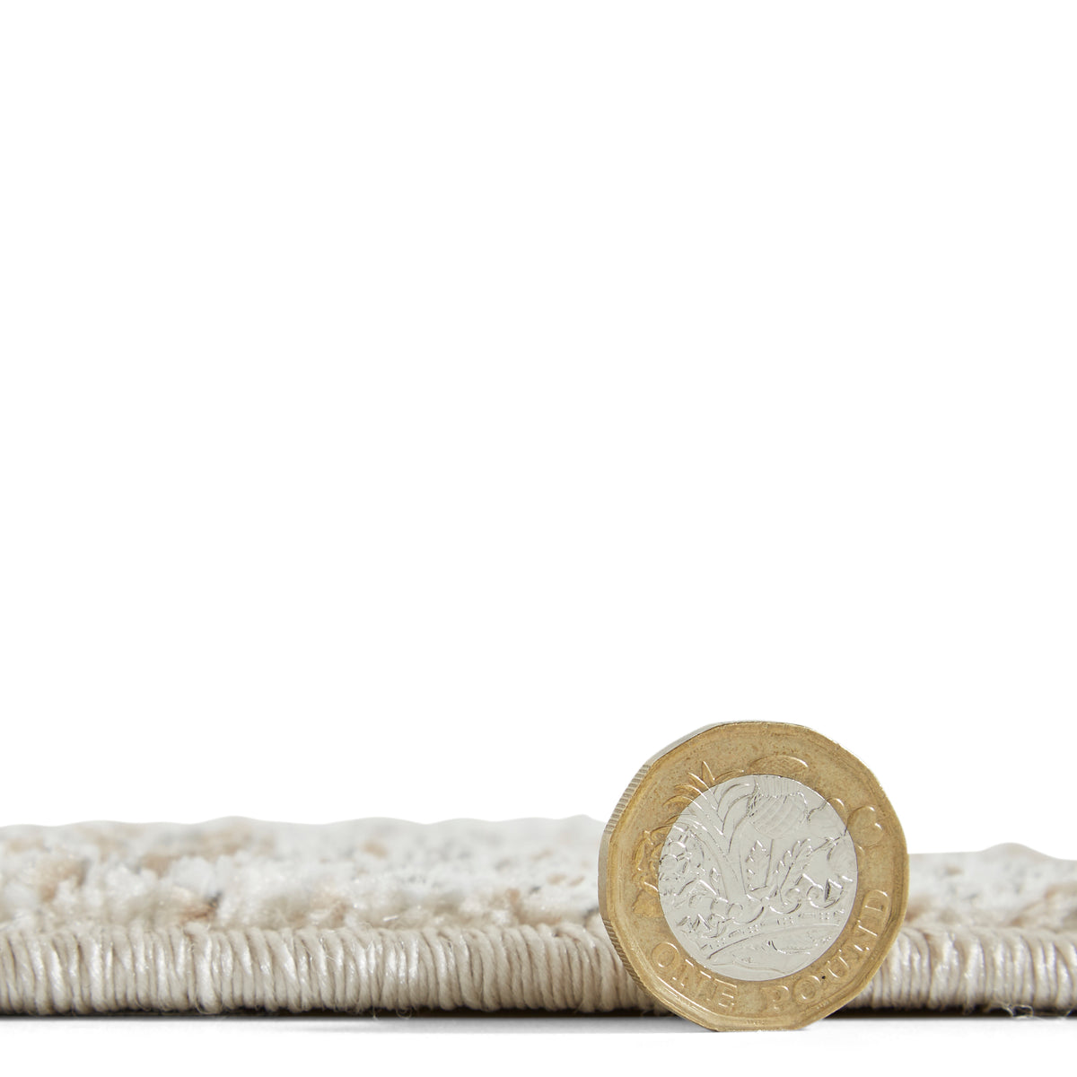 Creation 50178 Metallic Effect Yarn Rug Grey Beige