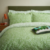 Orla Kiely Criss Cross Stem Duvet Cover Bedding Set Basil Green