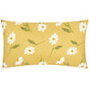 Daisies Floral Boudoir Outdoor Filled Cushion 30cm x 50cm Yellow