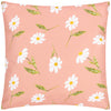 Daisies Floral Outdoor Filled Cushion 43cm x 43cm Pink