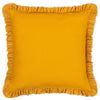 Daisy Frill Embroidered Filled Cushion 45cm x 45cm Gold