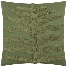 Furn Dakota Tufted Filled Cushion 45cm x 45cm Forest