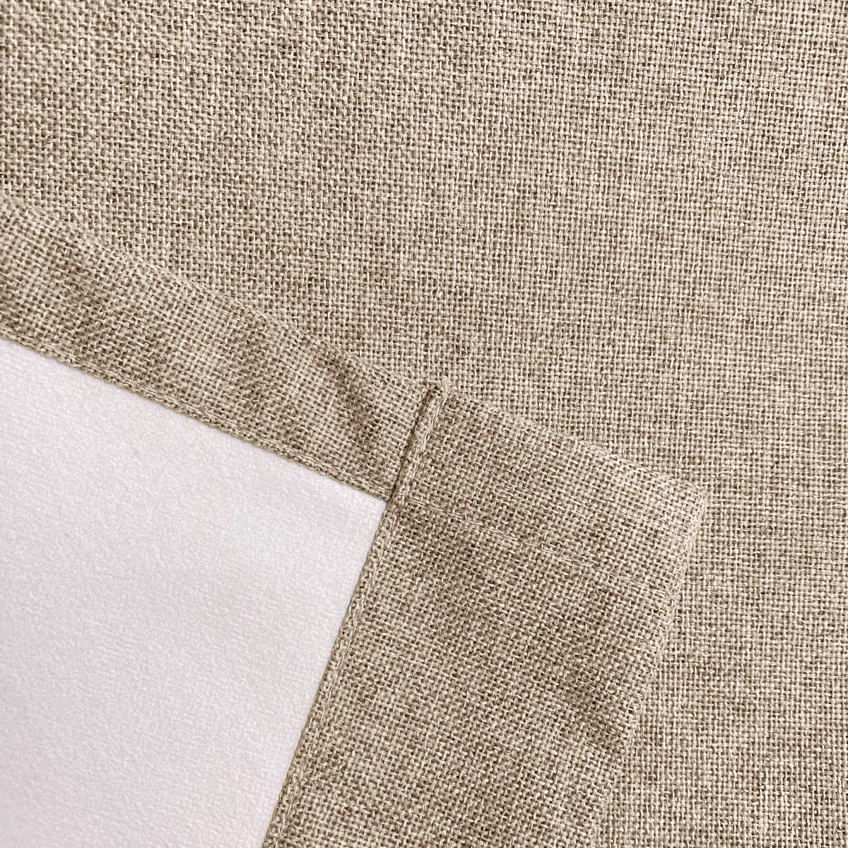Dallas Thermal Ready Made Blackout Pencil Pleat Curtains Natural