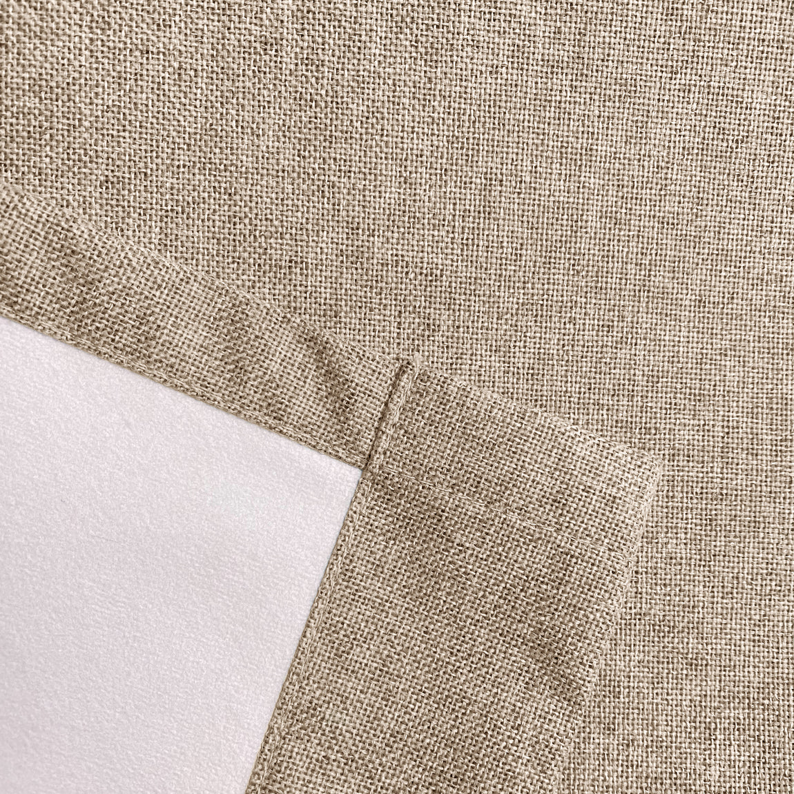 Dallas Thermal Ready Made Blackout Pencil Pleat Curtains Natural