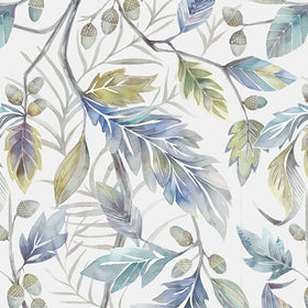 Voyage Maison Danbury Printed Cotton Fabric Skylark