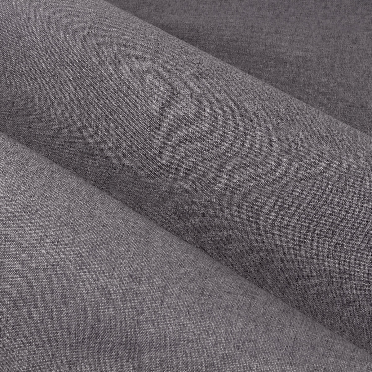 Furn. Dawn Textured Ready Made Pencil Pleat Blackout Curtains Charcoal