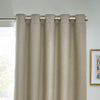 Furn Dawn Thermal Blackout Ready Made Eyelet Curtains Natural