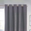 Furn Dawn Thermal Blackout Ready Made Eyelet Curtains Charcoal