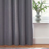 Furn Dawn Thermal Blackout Ready Made Eyelet Curtains Charcoal