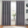 Furn Dawn Thermal Blackout Ready Made Eyelet Curtains Charcoal