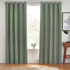 Furn Dawn Thermal Blackout Ready Made Eyelet Curtains Eucalyptus