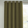 Furn. Dawn Textured Ready Made Eyelet Blackout Curtains Olive