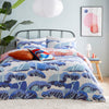 D'Azure Abstract Reversible Bedding Set Multi