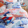 D'Azure Abstract Reversible Bedding Set Multi