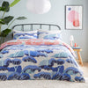 D'Azure Abstract Reversible Bedding Set Multi