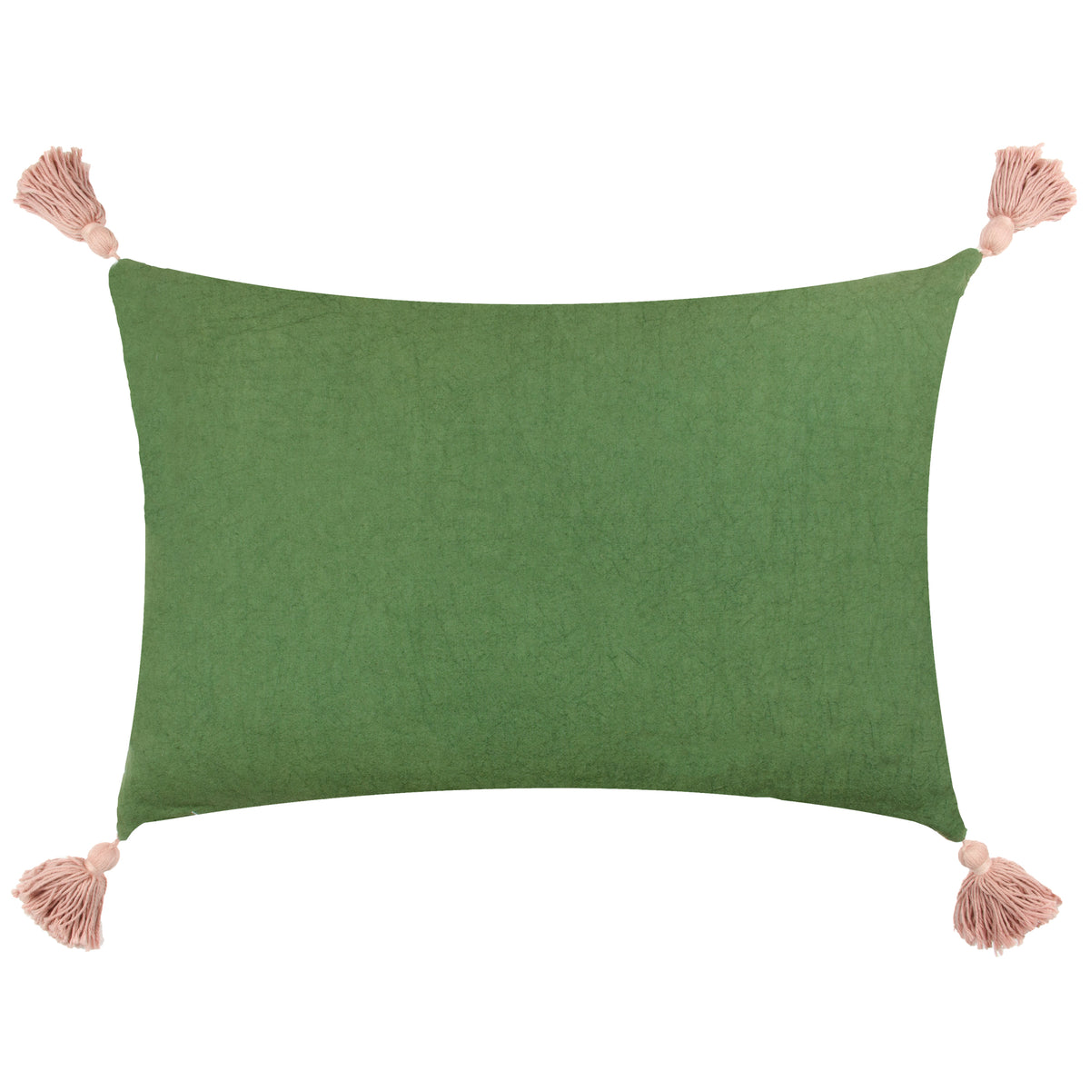 Delphine Floral Tasselled Filled Cushion 40cm x 60cm Coral
