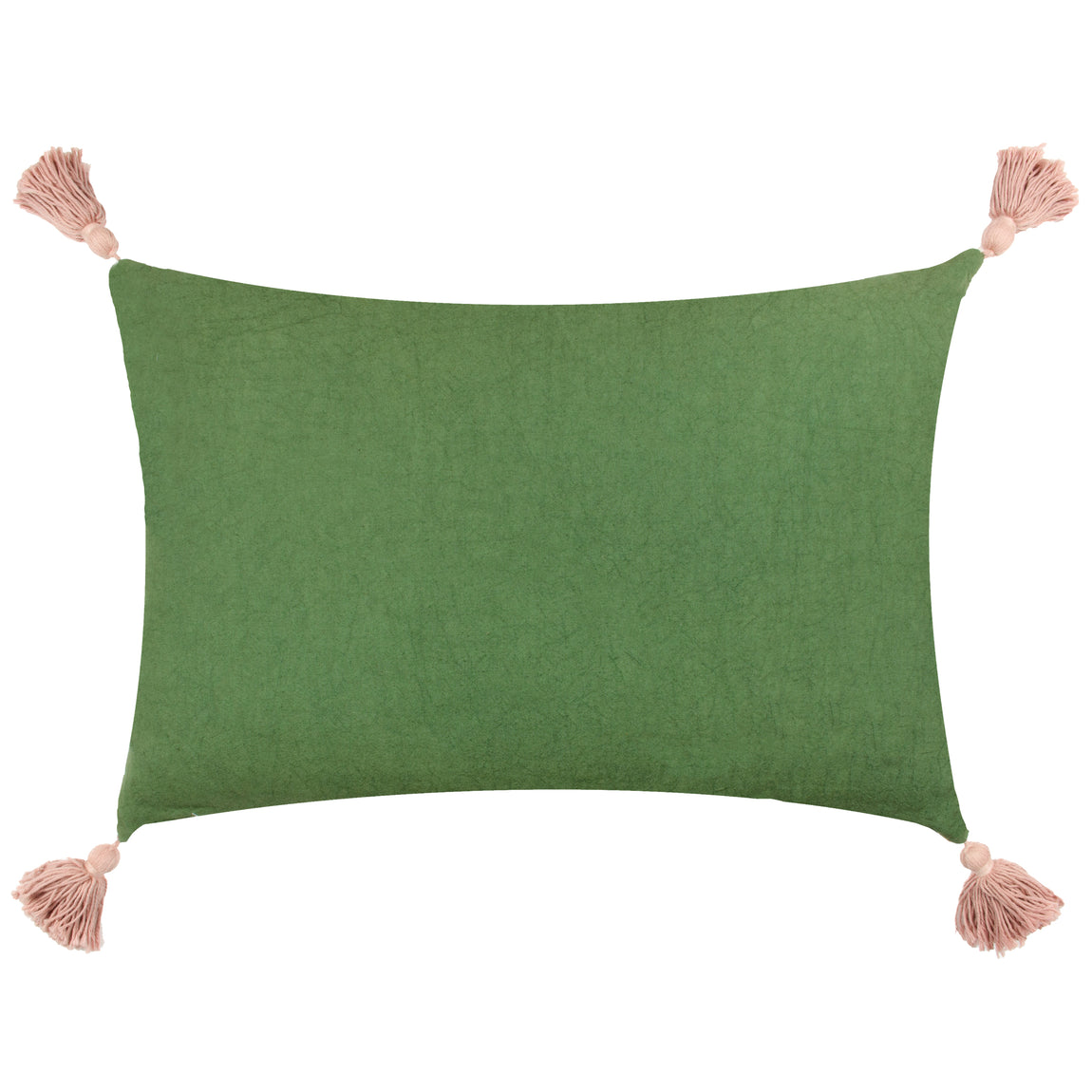 Delphine Floral Tasselled Filled Cushion 40cm x 60cm Coral