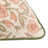 Delphine Floral Piped Filled Cushion 50cm x 50cm Coral