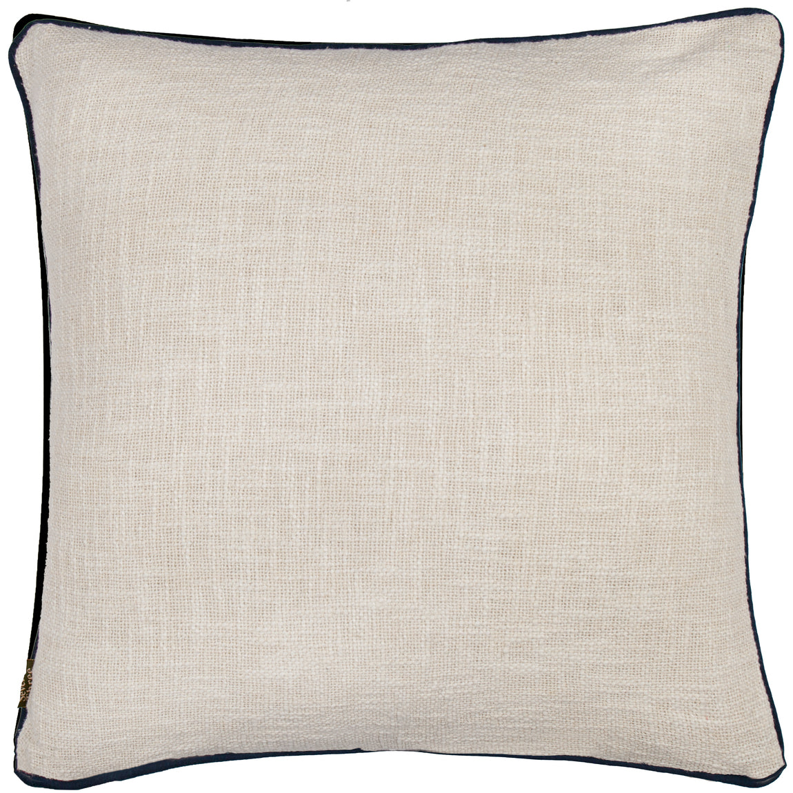 Delphine Floral Piped Filled Cushion 50cm x 50cm Delph Blue