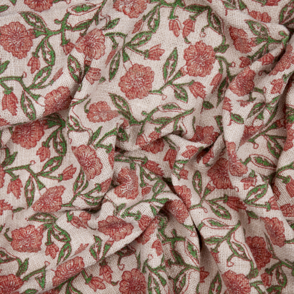 Delphine Cotton 130cm x 70cm Throw Coral