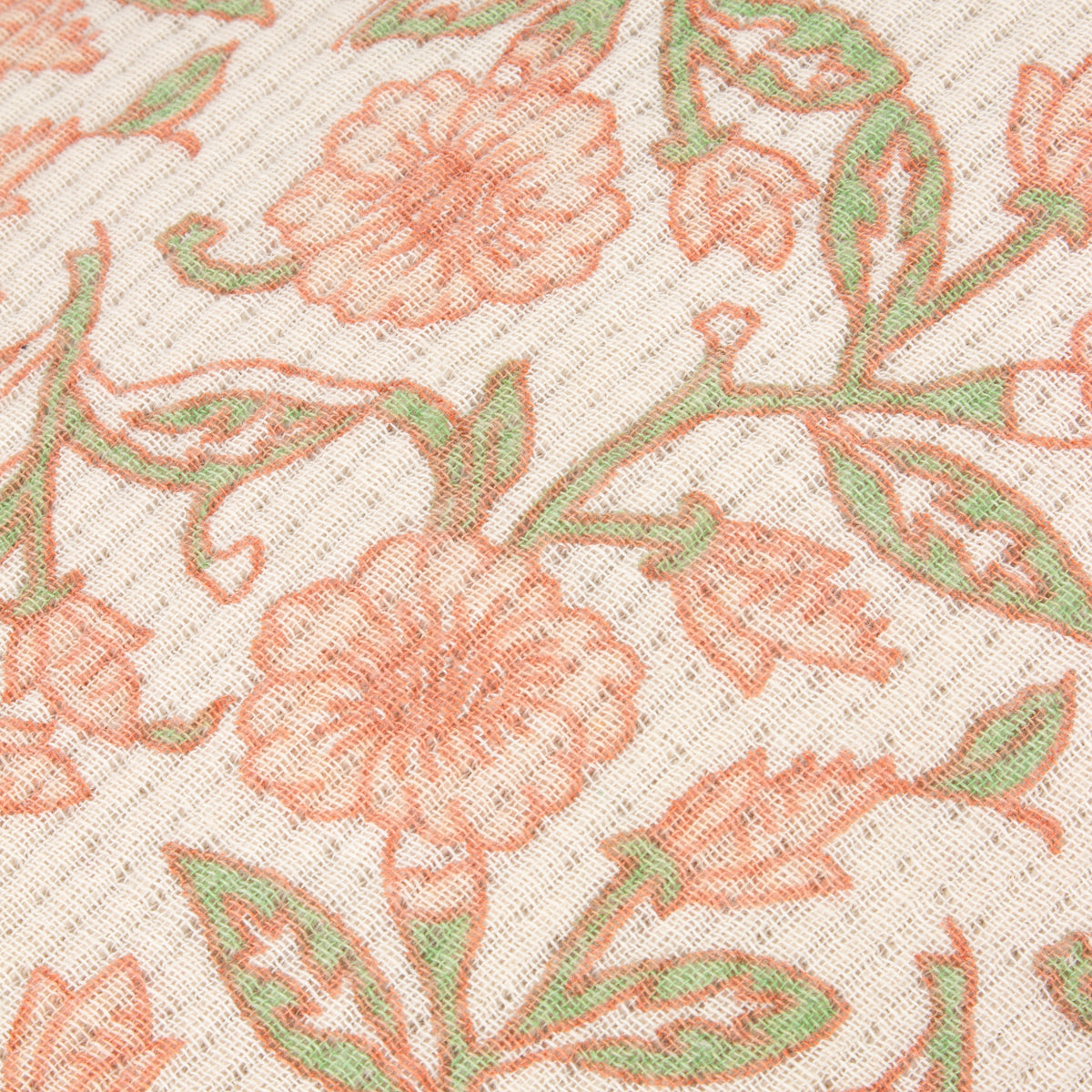Delphine Cotton 130cm x 70cm Throw Coral