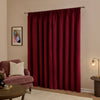 Furn Ultimate Velvet Ready Made Blackout Curtains Burgundy