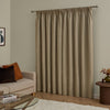 Furn Ultimate Velvet Ready Made Blackout Curtains Mocha