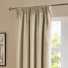 Furn Ultimate Velvet Ready Made Blackout Curtains Natural