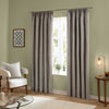 Furn Ultimate Velvet Ready Made Blackout Curtains Silver