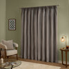Furn Ultimate Velvet Ready Made Blackout Curtains Silver