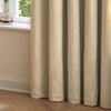 Furn Ultimate Velvet Ready Made Eyelet Blackout Curtains Natural