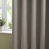Furn Ultimate Velvet Ready Made Eyelet Blackout Curtains Silver