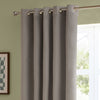 Furn Ultimate Velvet Ready Made Eyelet Blackout Curtains Silver