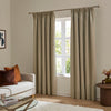 Furn Ultimate Velvet Ready Made Blockout Curtains Mocha
