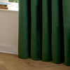 Furn Ultimate Velvet Ready Made Eyelet Blockout Curtains Emerald