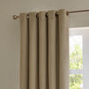 Furn Ultimate Velvet Ready Made Eyelet Blockout Curtains Mocha