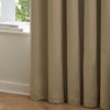 Furn Ultimate Velvet Ready Made Eyelet Blockout Curtains Mocha