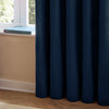 Furn Ultimate Velvet Ready Made Eyelet Blockout Curtains Royal
