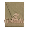 Furn Dessa Woven Outdoor Throw 130cm x 180cm Olive