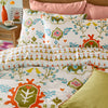 Dilara Printed Duvet Cover Bedding Set Blue
