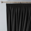 Fusion Dijon Ready Made Blackout Curtains Black